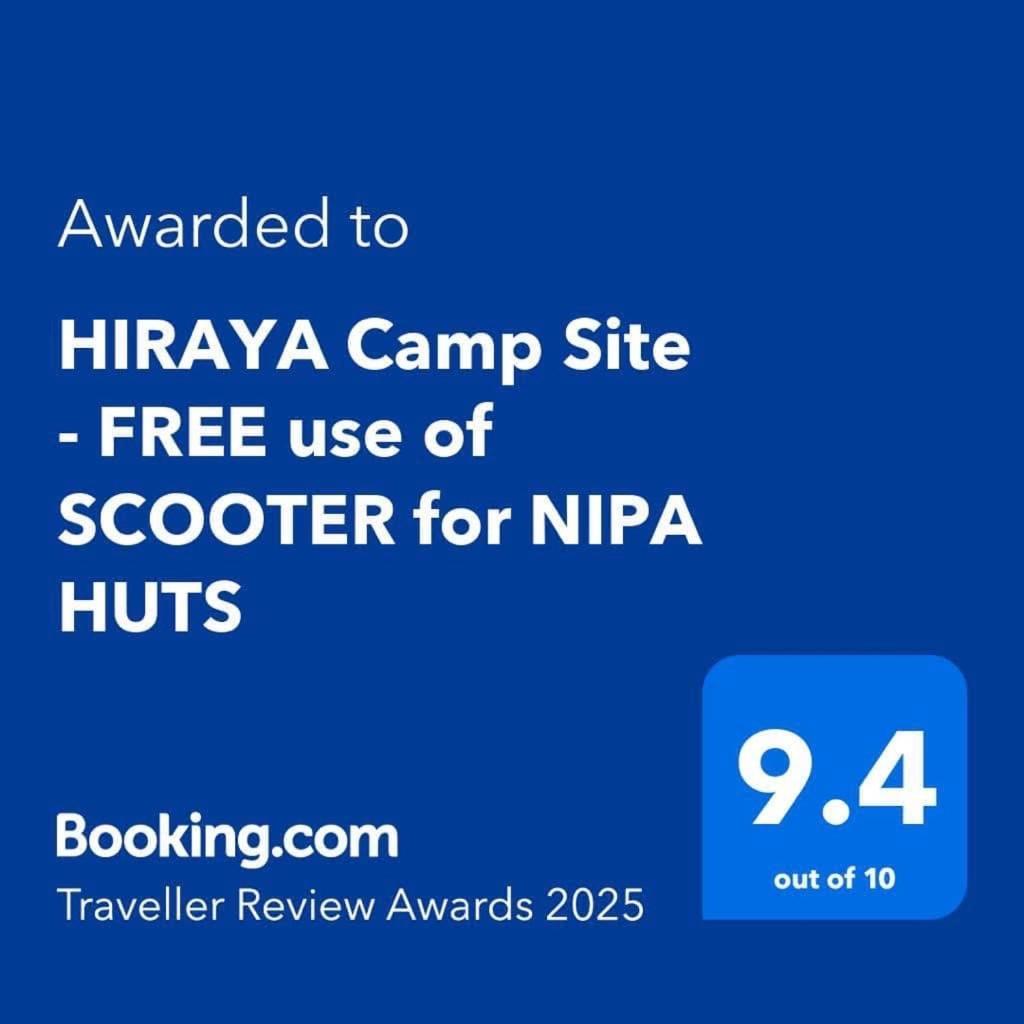 Отель Hiraya Camp Site - Free Use Of Scooter For Nipa Huts Эль-Нидо Экстерьер фото