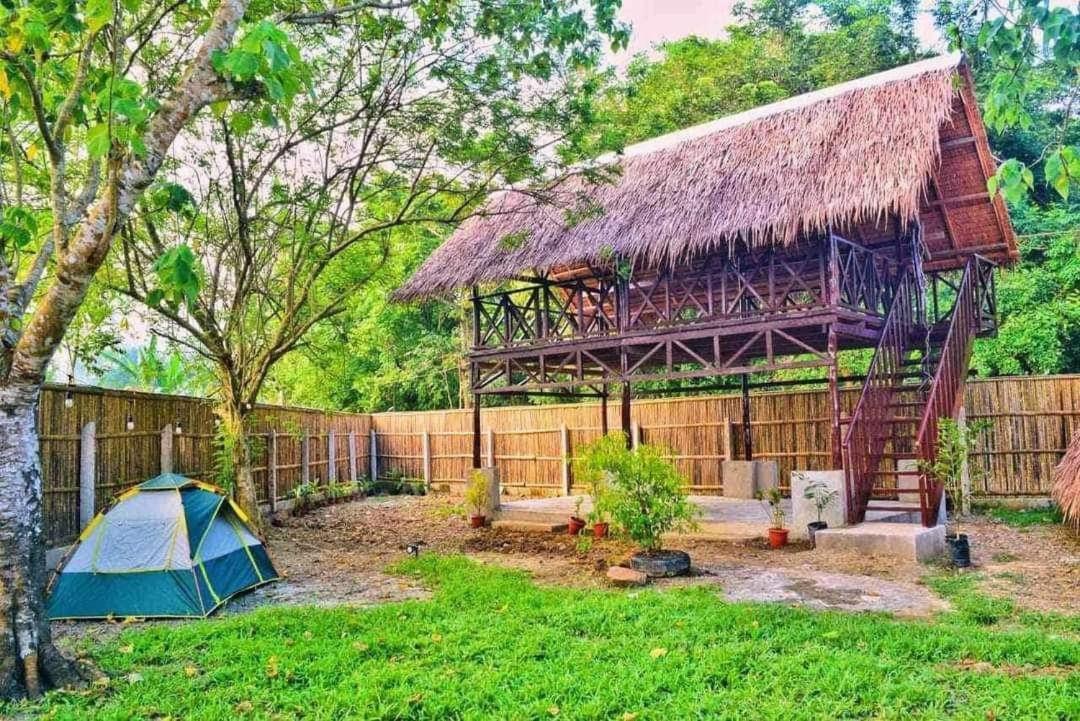 Отель Hiraya Camp Site - Free Use Of Scooter For Nipa Huts Эль-Нидо Экстерьер фото